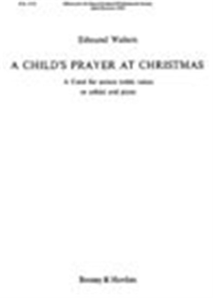 A Child's Prayer at Christmas